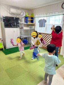 ９月リトミック　即時反応